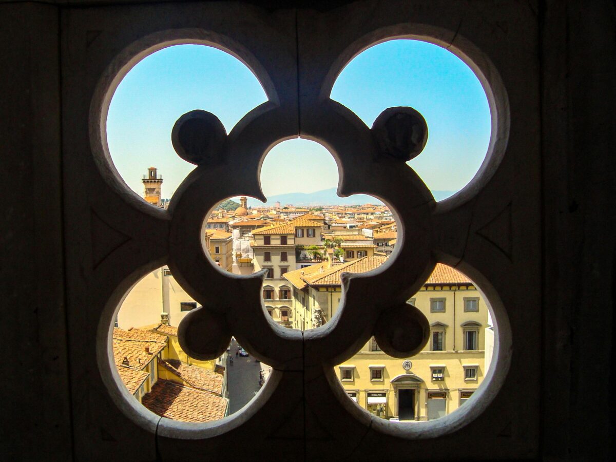 vista da residence in toscana